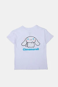 Girls Cinnamoroll T-Shirt - White /