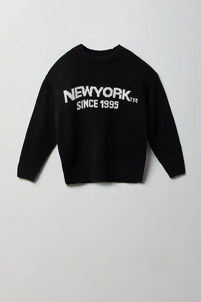 Youth Jacquard Knit Sweater - /