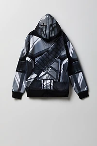 Youth Armour Print Peeper Zip-Up Hoodie - Multi /