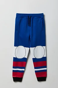 Youth Football Print Fleece Jogger - Multi /