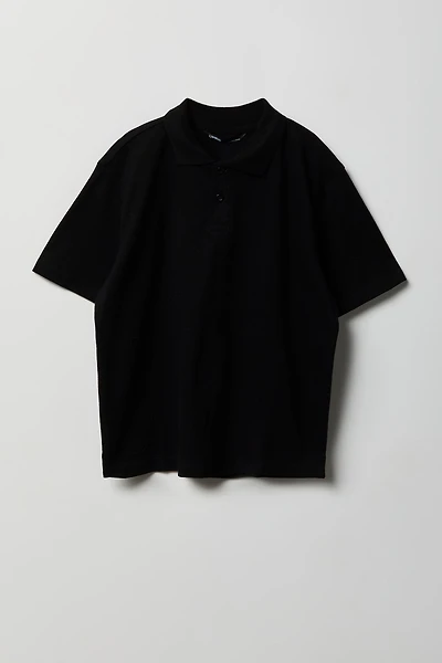 Youth Boxy Collared Polo - /