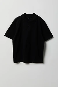 Youth Boxy Collared Polo - /