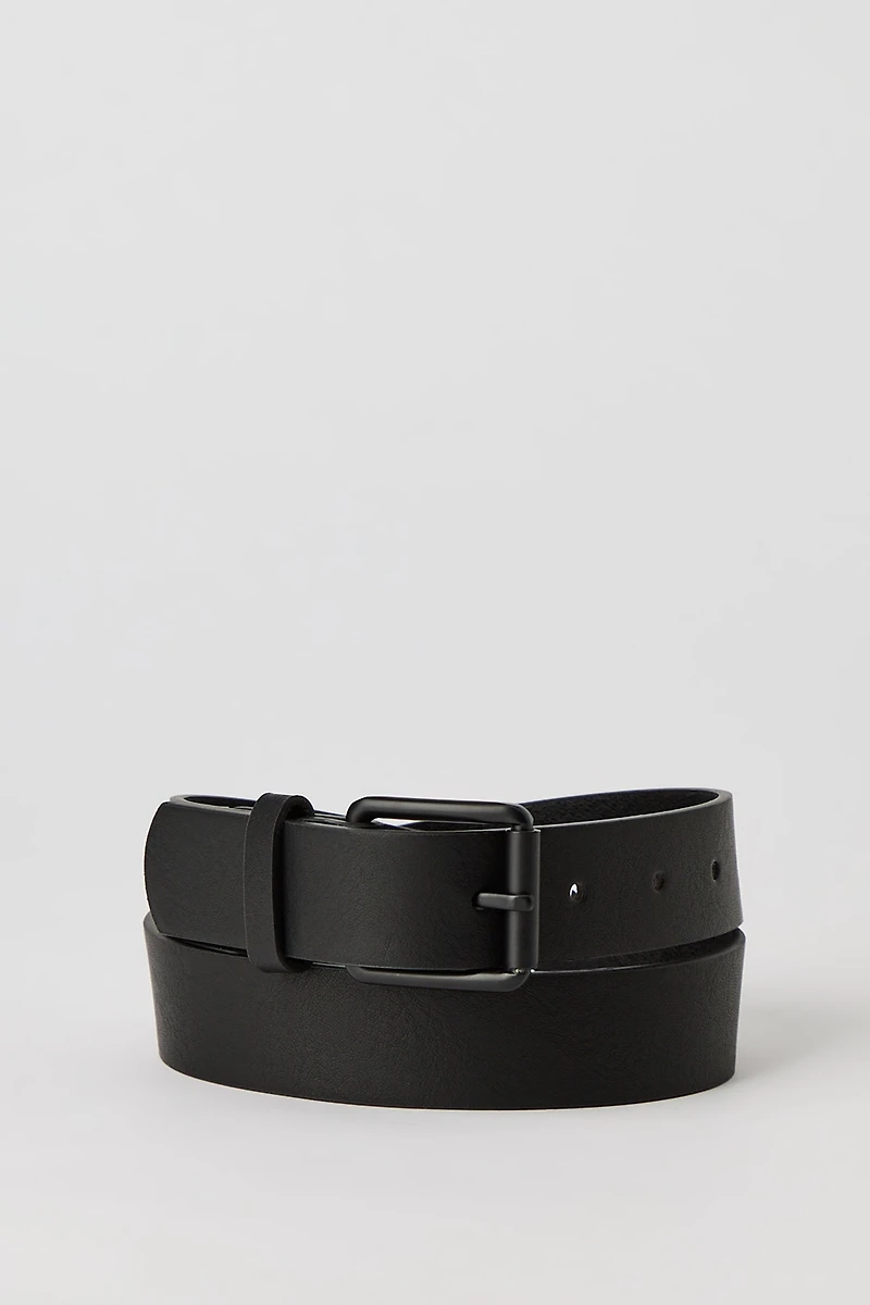 Youth Faux Leather Belt - / O/S