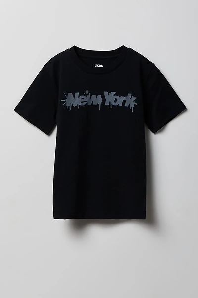 Youth City Print Graphic Tee - /