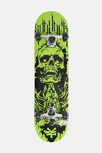 Zoo York Praying Skull Skateboard 8" - Green / 8