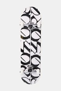 Zoo York Logo Pattern Skateboard 7.75" - Black /