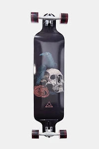 Zoo York Raven Skull Print Longboard 39" - Black / 39