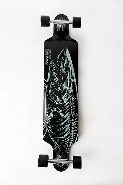 Zoo York Shark Skeleton Longboard 42" - Black / 42