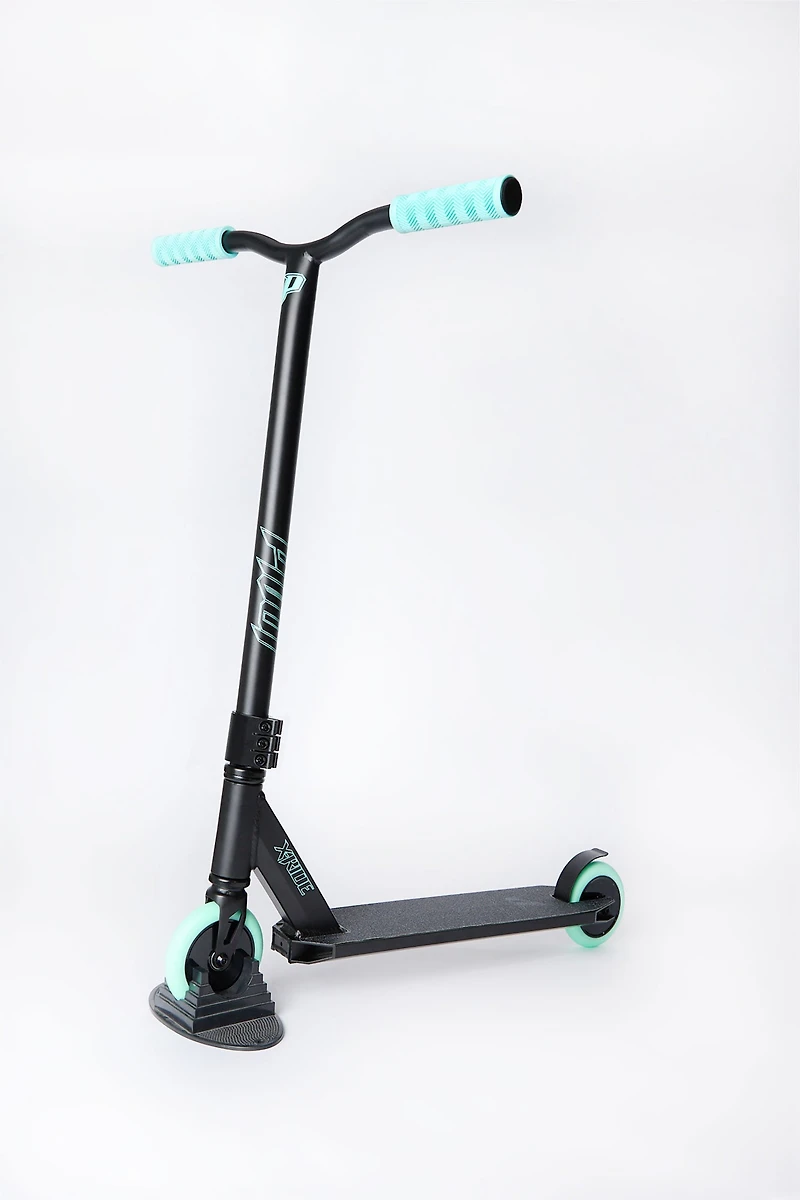 Pivot X-Ride Black & Teal Scooter - Black / O/S