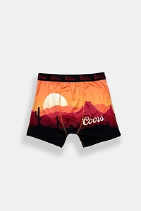 Coors Sunset Rodeo Printed Boxer Brief - Black /