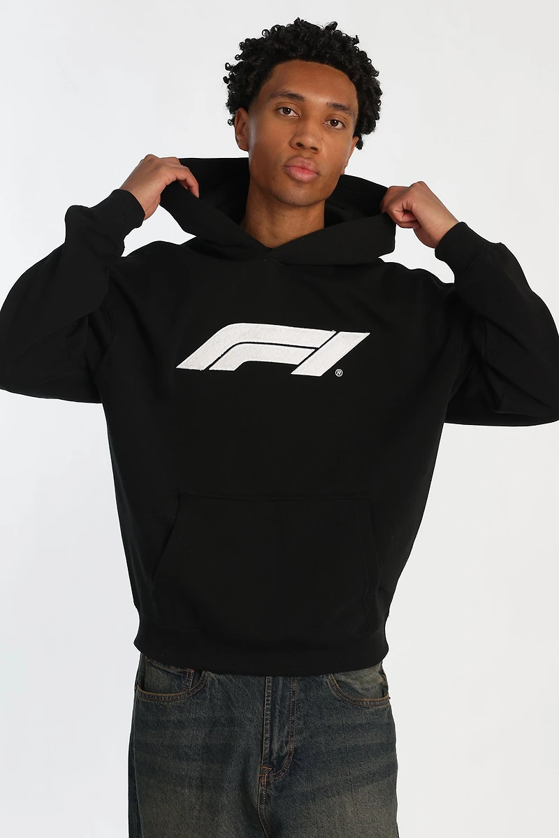 Formula 1 Chenille Logo Hoodie - Black /