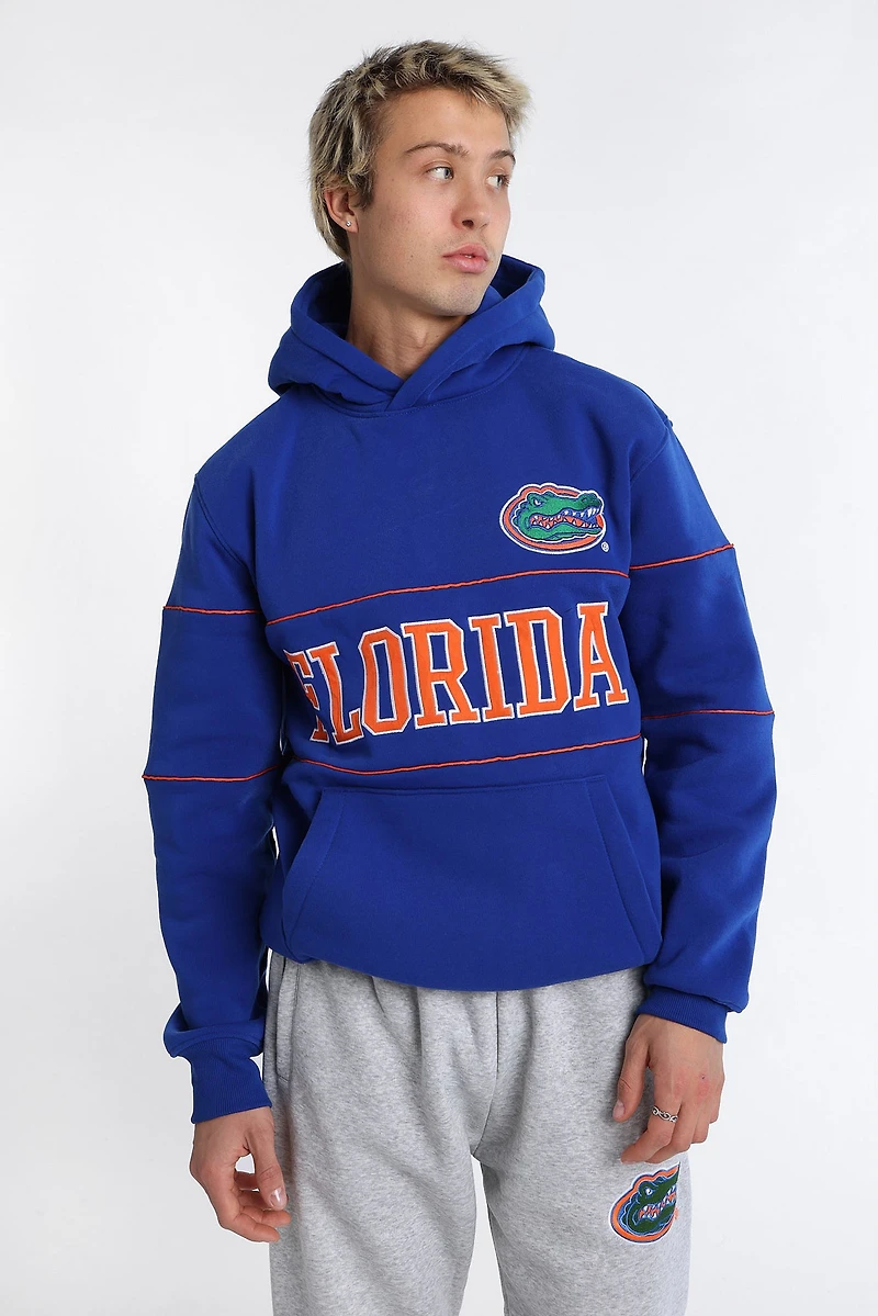 Florida Gators Embroidered Panel Hoodie - Blue /