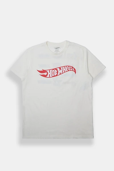 Mens Hot Wheels Graphic Tee - White /