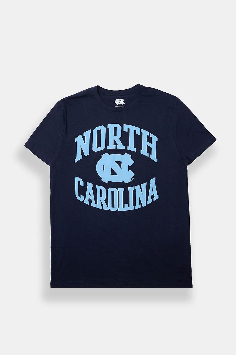 Mens University of North Carolina Graphic Tee - Light Blue /