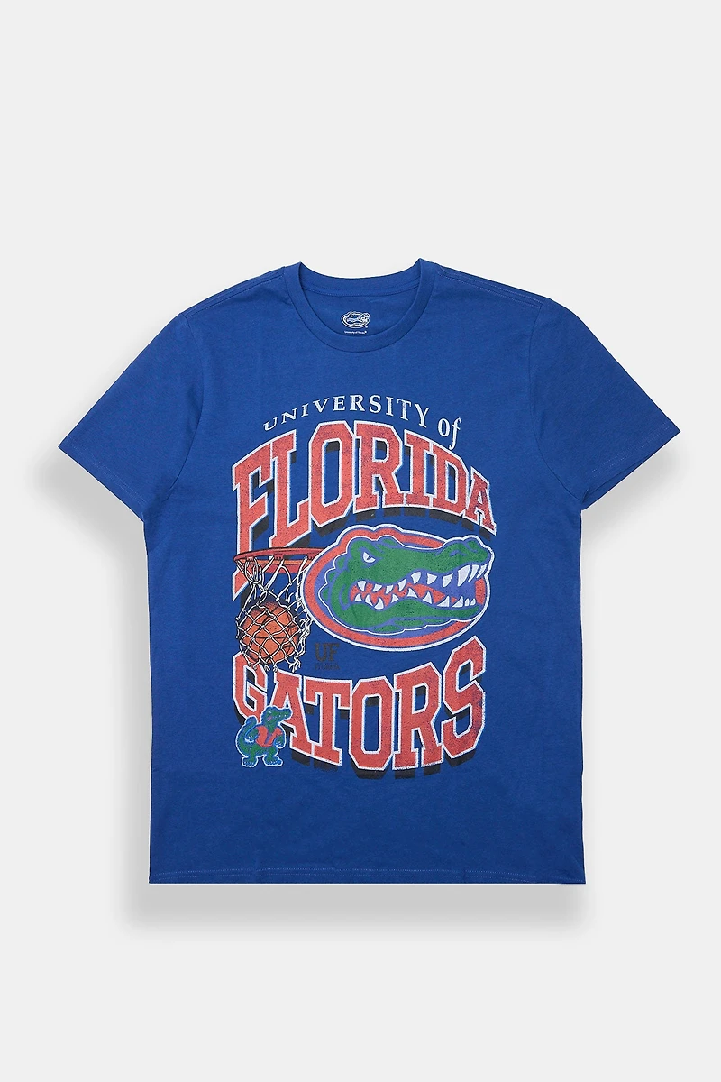 Mens Florida Gators Net Graphic Tee - Blue /