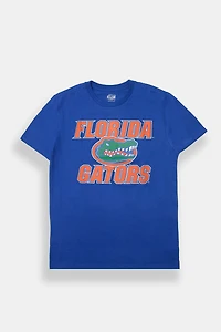 Mens Florida Gators Puff Print Graphic Tee - Blue /