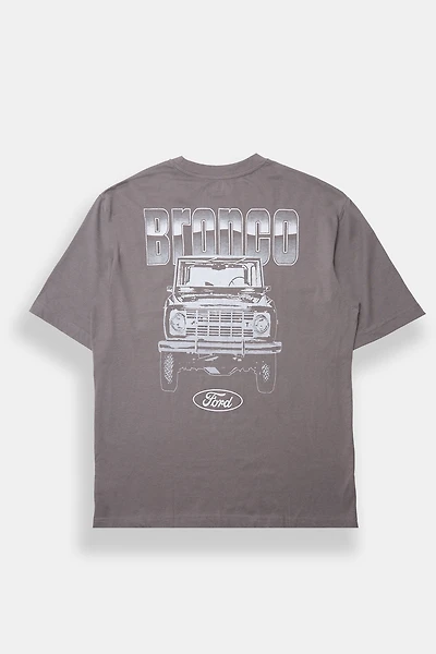 Ford Bronco Graphic Oversized Tee - Charcoal /