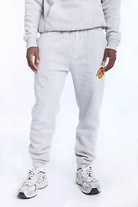 Mens LA Lakers Grey Melange Sweatpant - Light /