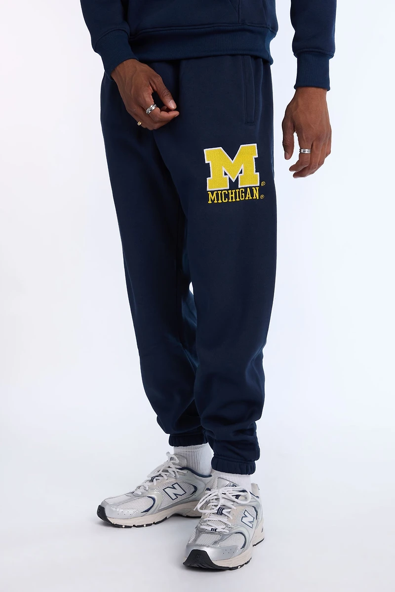 Mens Michigan Wolverines Sweatpant - Navy /