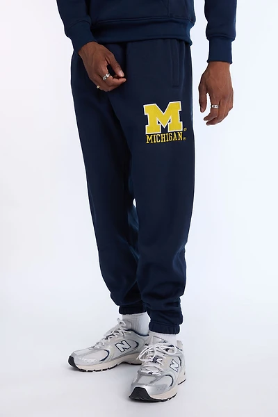 Mens Michigan Wolverines Sweatpant - Navy /