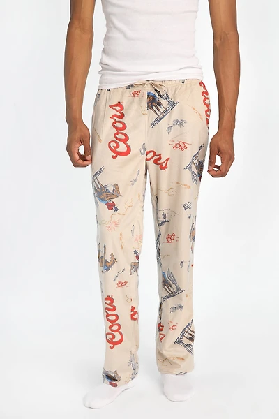 Coors Silky Fleece Pajama Pants - Natural /