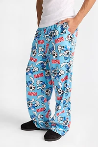Slush Puppy Silky Fleece Pajama Pants - Blue /