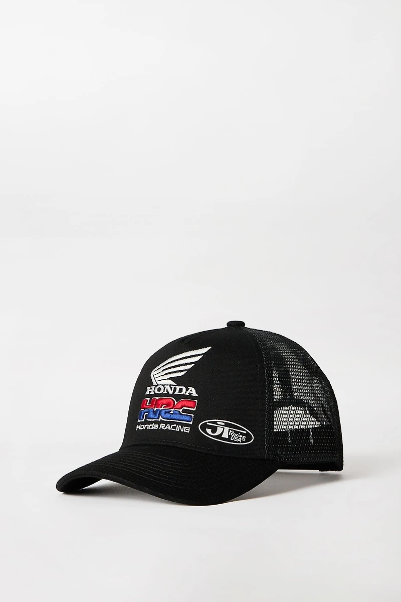 Honda HRC Embroidered Trucker Cap - Black / O/S