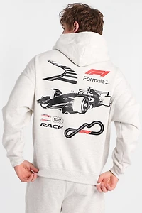 Formula 1 Graphic Hoodie - Light Grey /