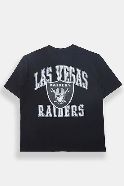 Mens Las Vegas Raiders Oversized T-Shirt - Black /