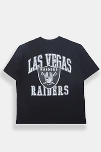 Mens Las Vegas Raiders Oversized T-Shirt - Black /
