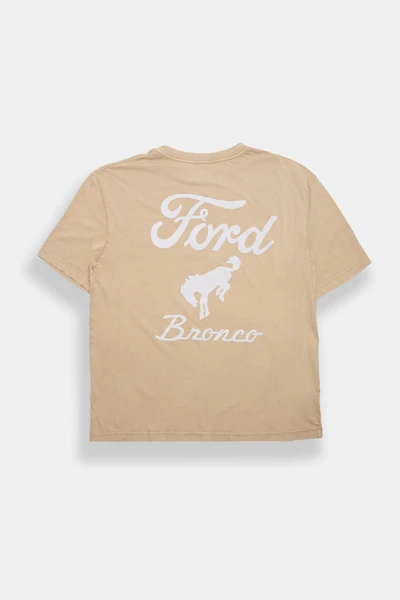Ford Bronco Graphic Oversized Tee - Tan /