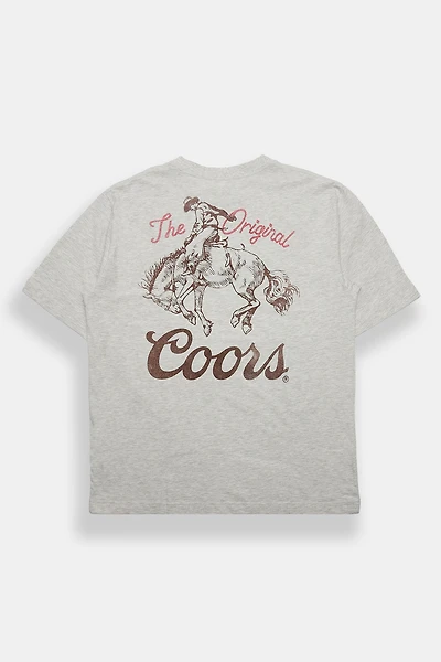 Coors The Original Graphic Oversized Tee - Heather Grey /