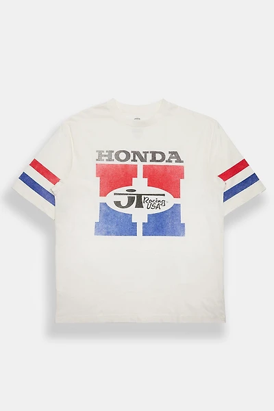 Honda JT Racing Graphic Oversized Tee - Off White /