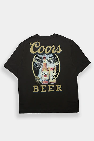 Coors Original Graphic Oversized Tee - Black /