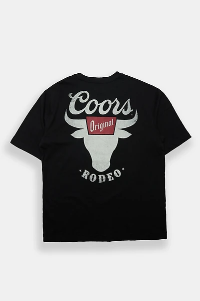 Coors Rodeo Club Graphic Oversized Tee - Black /