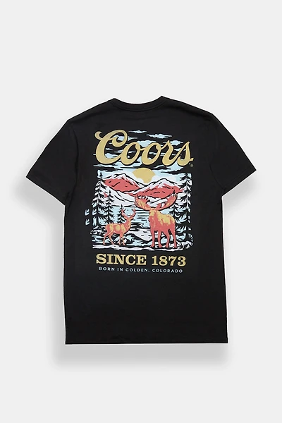 Coors Since 1873 Elk Graphic Tee - Black /