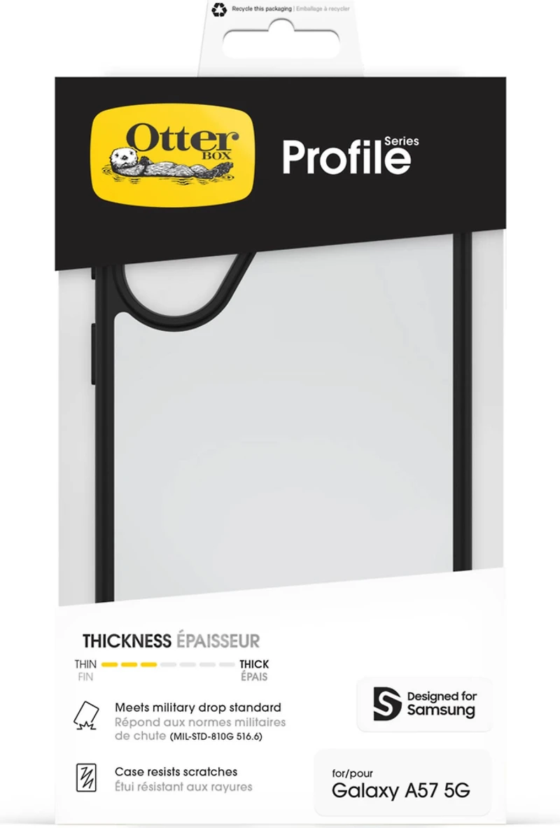 OtterBox - Étui Profile Case Black Crystal pour Samsung Galaxy A57 5G
