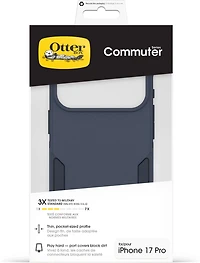 OtterBox 7798330 Étui Commuter MagSafe avec Contrôle de la Caméra Riverside (Bleu) pour iPhone 17 Pro
