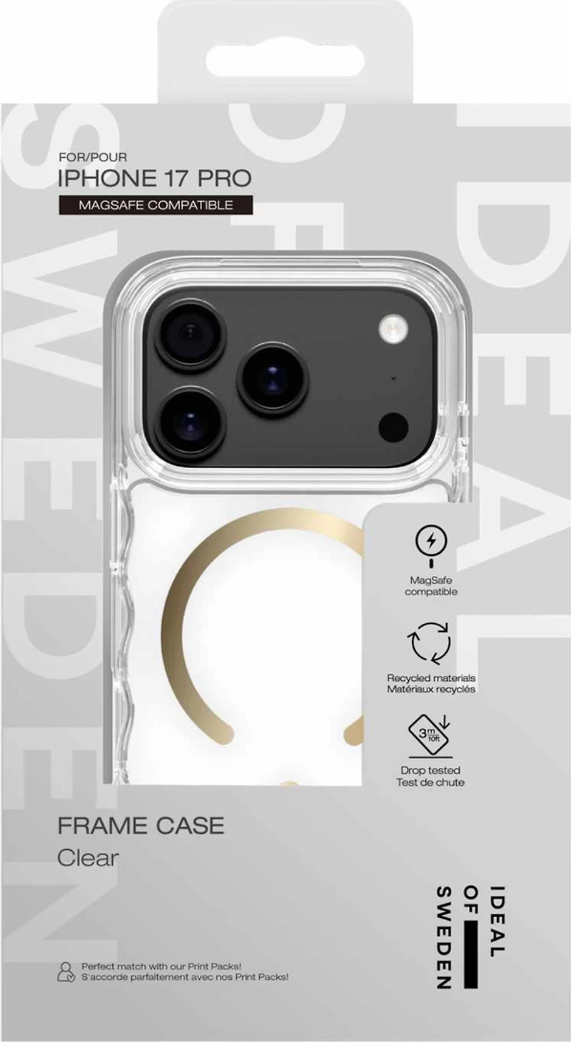 Ideal of Sweden - Coque Frame MagSafe transparente pour iPhone 17 Pro