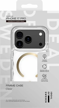Ideal of Sweden - Coque Frame MagSafe transparente pour iPhone 17 Pro