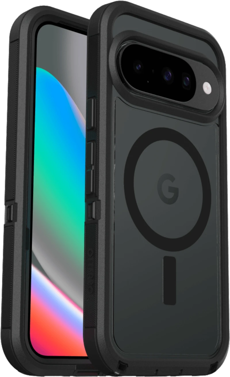 OtterBox 7798258 Étui Defender Pro XT Clear avec Magnets Dark Side pour Google Pixel 10/10 Pro