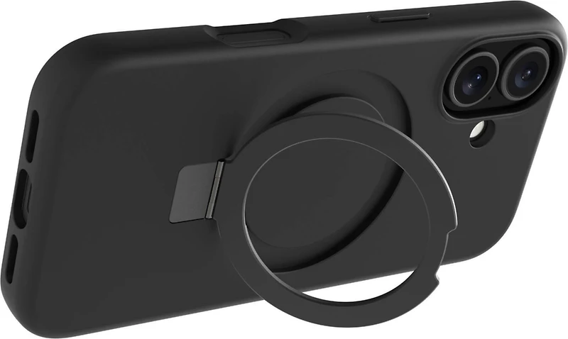 DBRAMANTE1928 ICELAND ULTRA D3O MAGSAFE CASE WITH KICKSTAND - IPHONE 17- BLACK