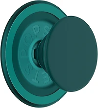 PopSockets 808972 PopGrip pour MagSafe Rond avec Anneau Adaptateur Fresh Pine Soft Touch