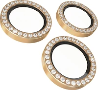 Kate Spade - Aluminum Ring Camera Lens Glass Protector for Apple iPhone 17 Pro Max  /  iPhone 17 Pro - Set in Stone Gold