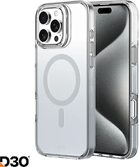 AXS Crystal Shield D3O® Magsafe Compatible Apple iPhone 16 Pro Max | Mist Grey Gradient