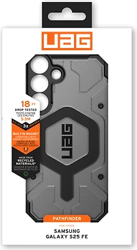 Samsung Galaxy S25 FE UAG Pathfinder Clear MagSafe Case - Ash