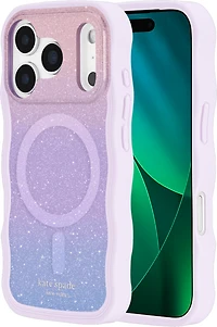 Kate Spade KS057330 Étui Wavy MagSafe Opal Glitter pour iPhone 17 Pro
