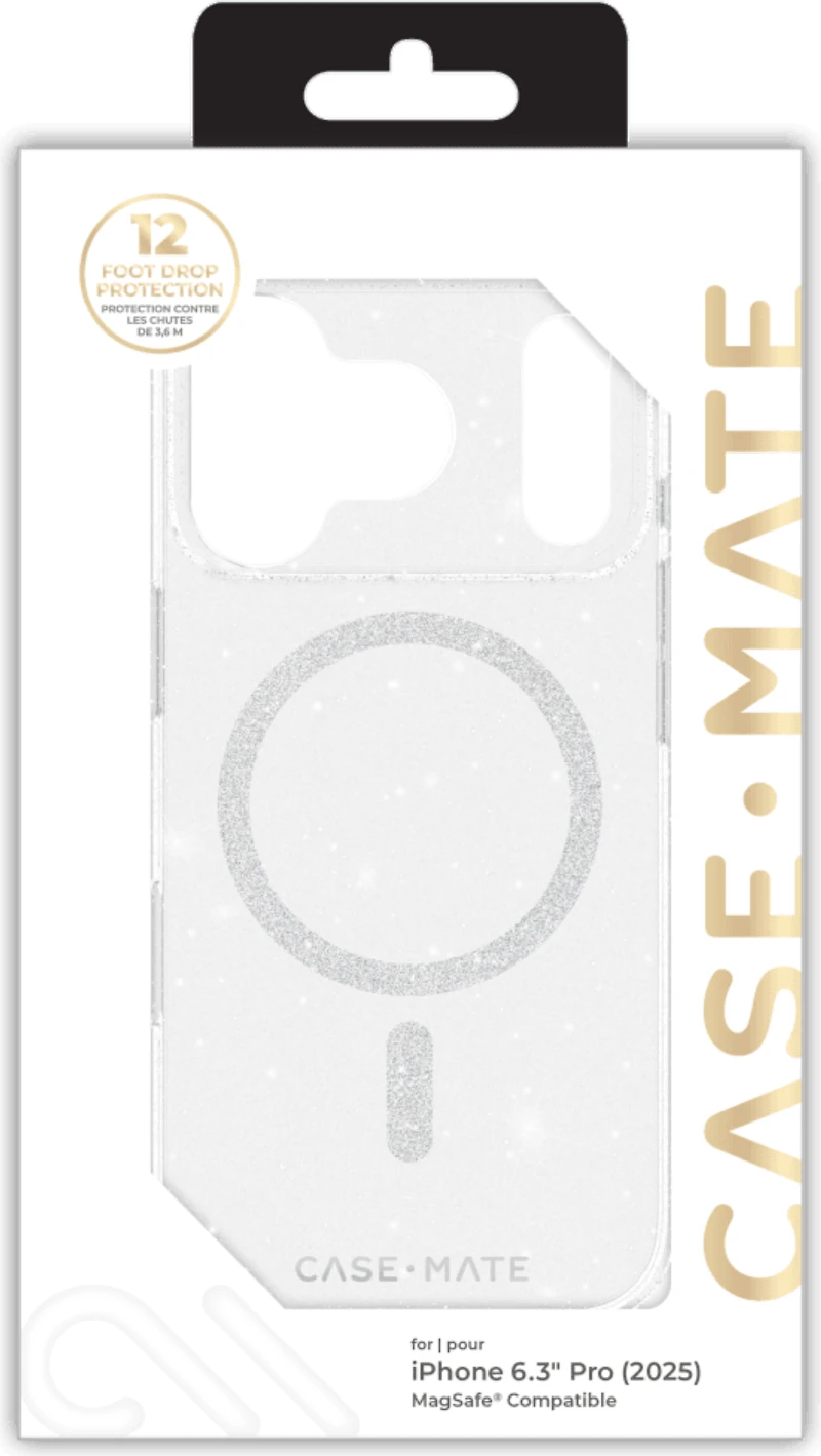 Case-Mate - Twinkle MagSafe Case for Apple iPhone 17 Pro - Twilight Silver
