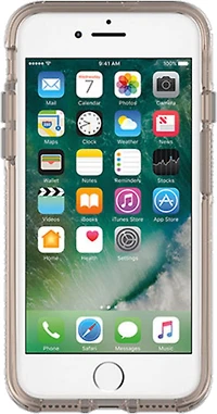 OtterBox étui de la série MySymmetry pour  iPhone SE (2022/2020)/8, transparent/argenté