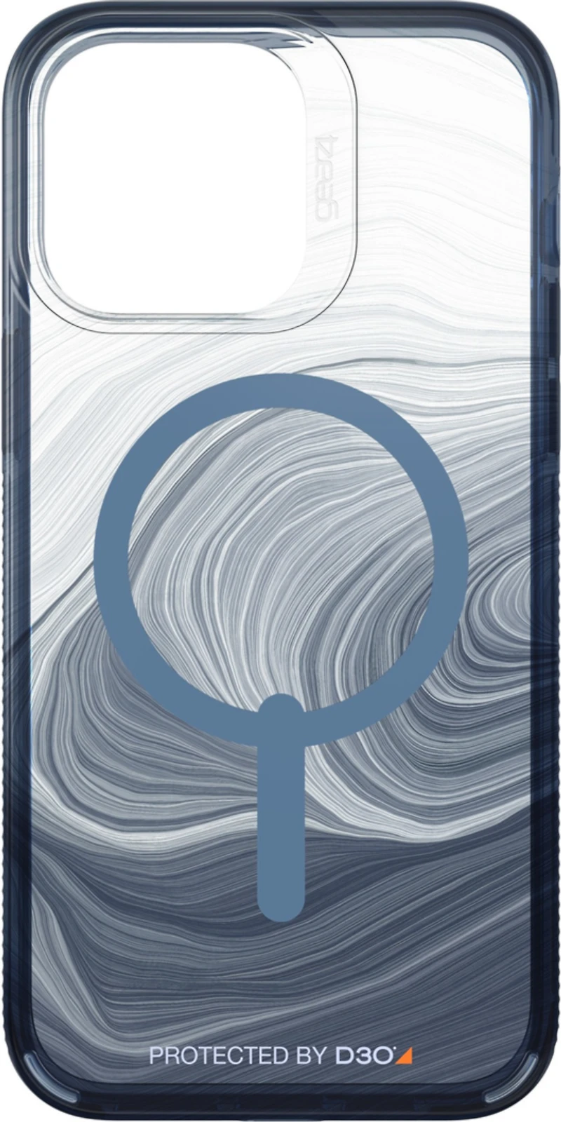 Gear4 - Milan Snap Case For Apple Iphone 14 Pro Max - Blue Swirl
